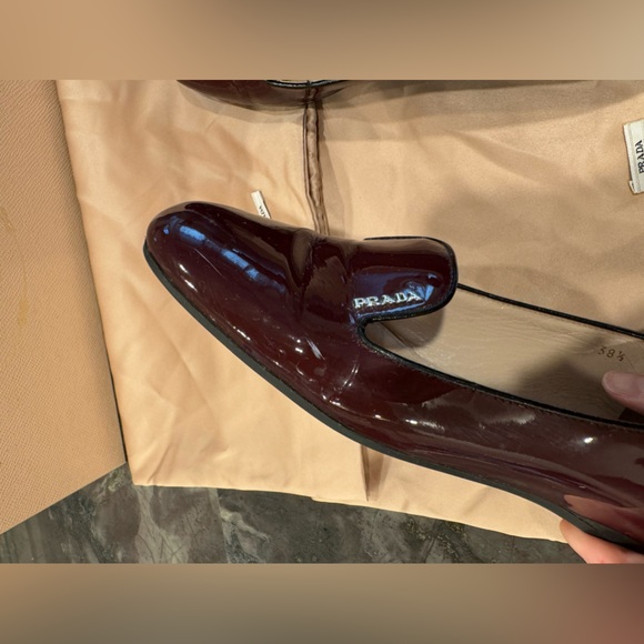 👞PRADA-Women Patent Leather Loafers👞 - Picture 6 of 11